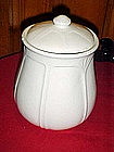 Sears Home white cannister, cookie jar