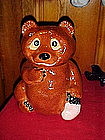 Little brown bear cookie jar