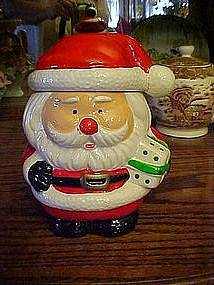 Little Santa Claus cookie / treats  jar
