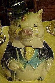 Vintage Brush McCoy Formal Pig cookie jar