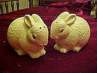 Hallmark bunny rabbit salt and pepper shakers