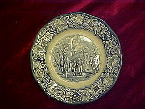 Liberty Blue 7" salad plate, Washington, Christ Church