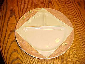 Wallace Desert Ware divided grill plate, 1947