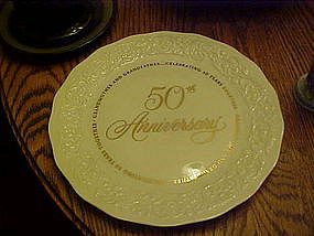 Grandmother / Grandfather 50th Anniversary plate
