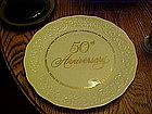 Grandmother / Grandfather 50th Anniversary plate