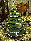 Huge Christmas tree cookie jar by Laurie Gates