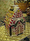 Gingerbread house, cookie jar