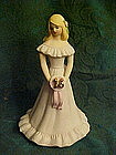 Enesco growing up girls figurine, blond  girl #16