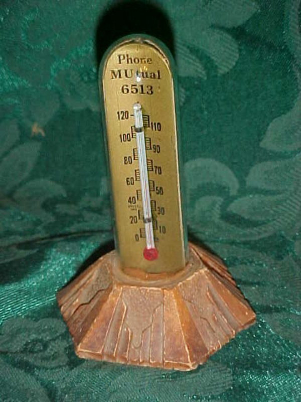 Advertising thermometer for Sanders Chemical Mfg. Co