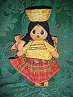 Old souvenir doll from Mexico or Central America