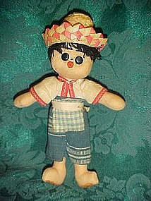 Old souvenir doll from Mexico or Central America