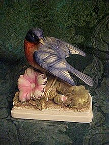 Lefton KW64 blue Bird figurine