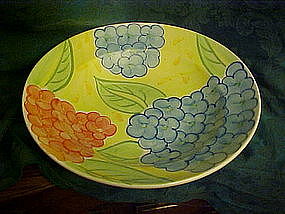 Bella Ceramics, Flora pattern, pasta or salad bowl