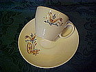 Taylor Smith weathervane pattern cup & matching saucer