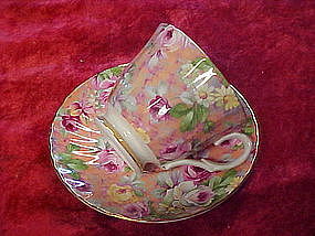 Marlborough bone china chintz cup and saucer set