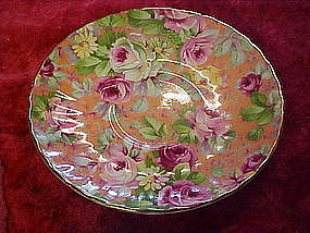 Marlborough chintz saucer, made in England