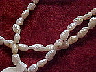 Genuine freshwater rice pearl necklace