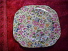 James Kent old fashined chintz collector plate, square