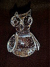 crystal clear control bubble owl paperweight