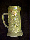 Tiara beer stein, pearlescent color, Indiana Glass