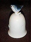 Bone china bluebird bell