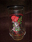 Holly Hobbie limited edition coke glass, Christmas