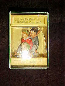 Gorham 's "downhill daring" figurine by Norman Rockwell