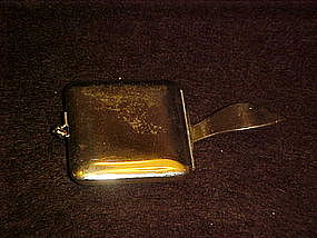 Ladies  chrome purse ashtray by Napier