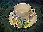 Noritake Hawaiian Holidays cup and saucer, Hula pattern