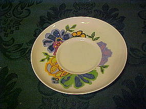 Noritake Hawaiian Holidays saucer, Hula pattern