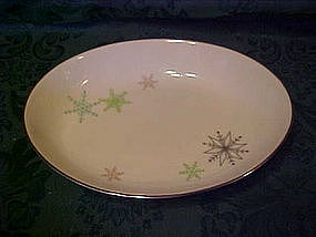 Harmony House China, snowflake oval serving bowl