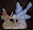 bisque porcelain bluebird figurine