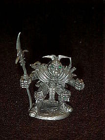 Miniature Ral Partha pewter battle warrior figure, TSR