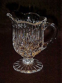 Lead crystal demitasse creamer