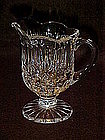 Lead crystal demitasse creamer