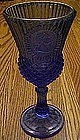 Avon Fostoria Mt. Vernon George Washington blue goblet