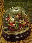 Avon Visions of Christmas lighted snow dome