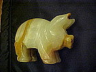 Mexican  onyx  pig, hand crafted