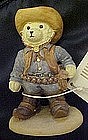 Bears around the world United States resin figurine