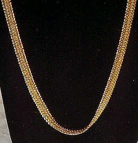 BC Lind, gold herringbone chain 14k GF