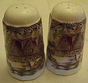 Johnson Brothers,Heritage Hall salt and pepper shakers