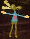 Bullwinkle Moose bendy toy, Jasco 1985