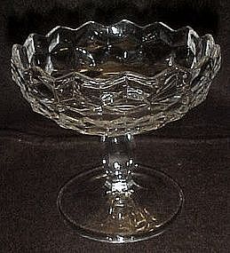 Fostoria American footed jelly server, regular