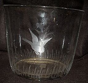 Imperial glass, Mallards ice bucket