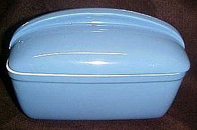 Hall delphinium blue rectangle  refrigerator dish & lid