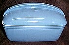 Hall delphinium blue rectangle  refrigerator dish & lid