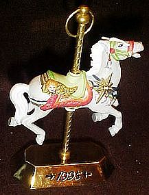 Hallmark 1995 carousel horse ornament by Tobin Fraley