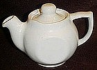 USA white teapot, personal resturaunt size