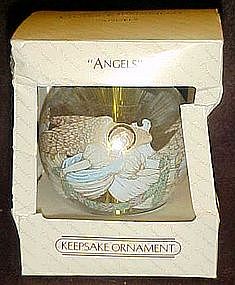 Hallmark designer keepsake 1983  ornament, ANGELS