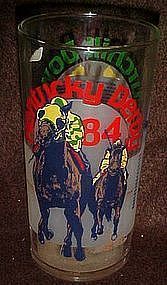 Kentucky Derby souvenir julep glass 1984